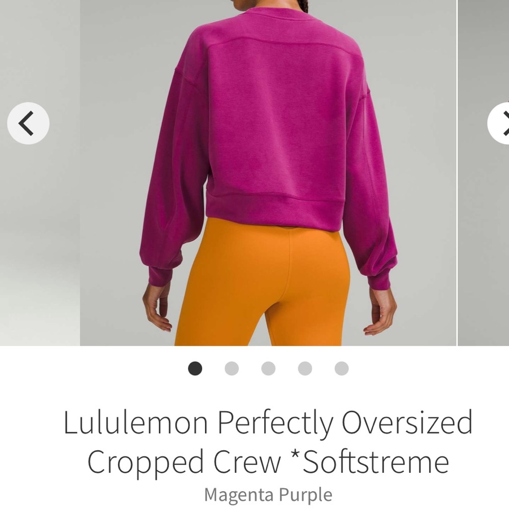 lululemon softstreme crewneck